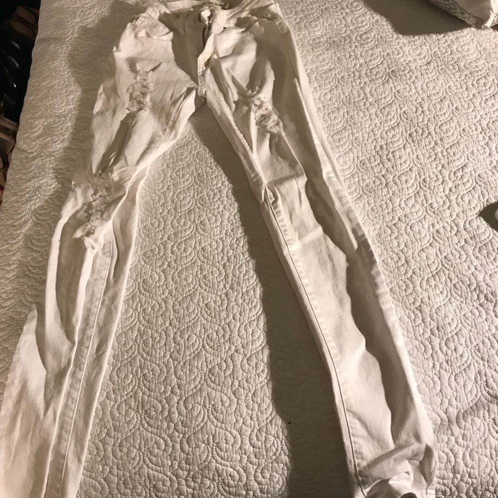 White jeans